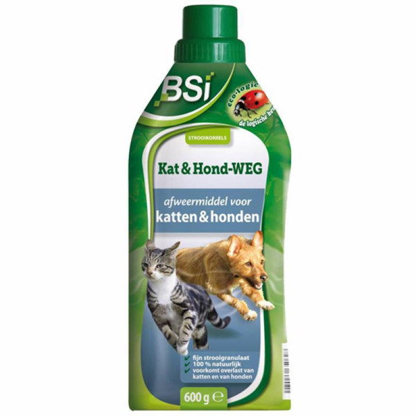 BSI Kat & hond-weg strooikorrels 600gr.