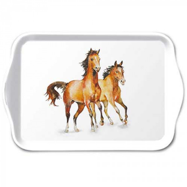 Ambiente Tray 13x21cm Wild horses