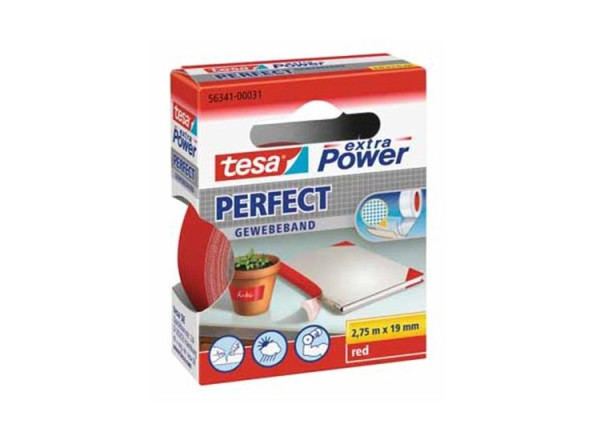 Tesa tape 2,75x19mm rood