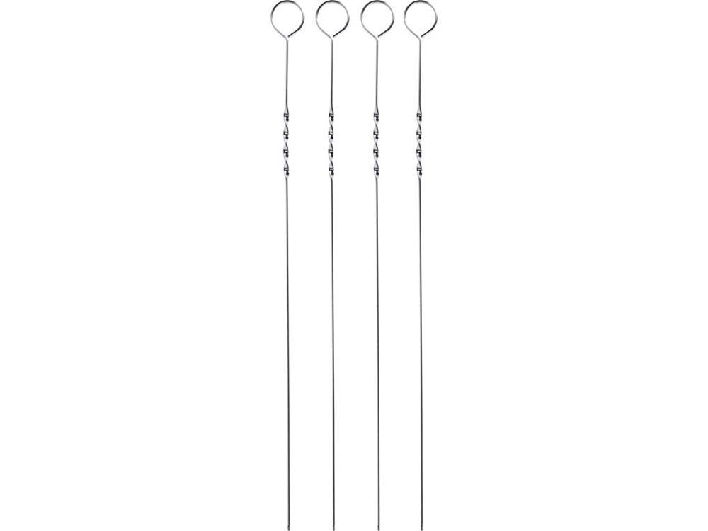 Barbecue Pennen 38cm Set A 4 Stuks Metaal