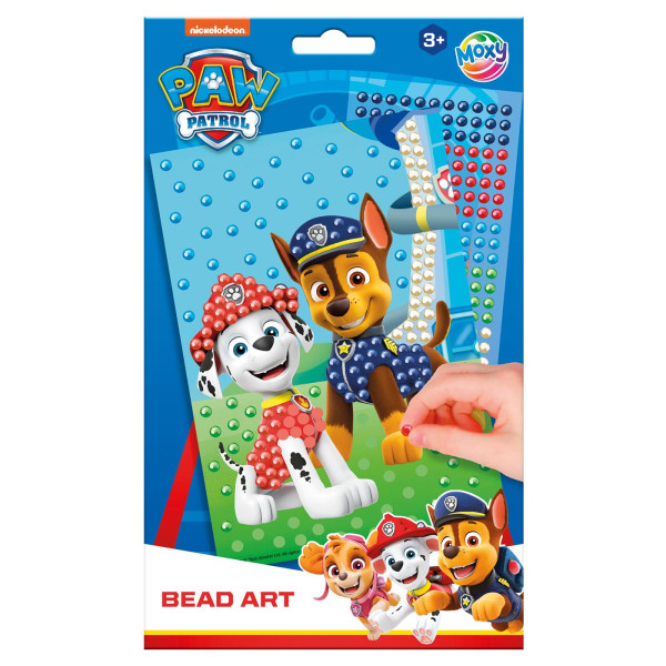 Moxy Paw Patrol bead art - A5 formaat