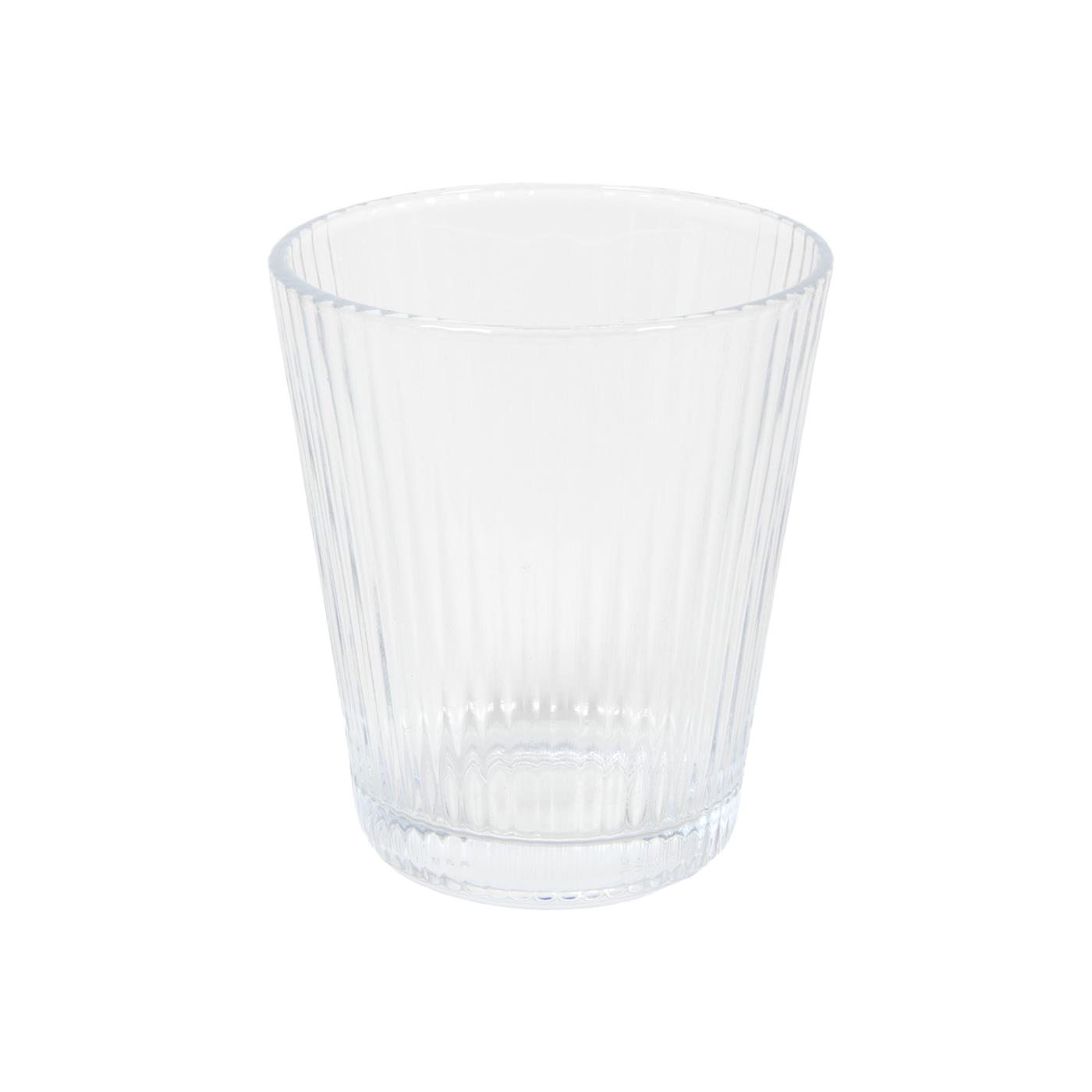 Drinkglas Lines Clear 335ml Ø9x10cm Doos A 6 Stuks