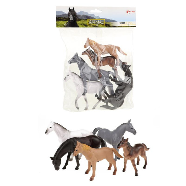 Toi Toys Paarden 5 stuks in zak