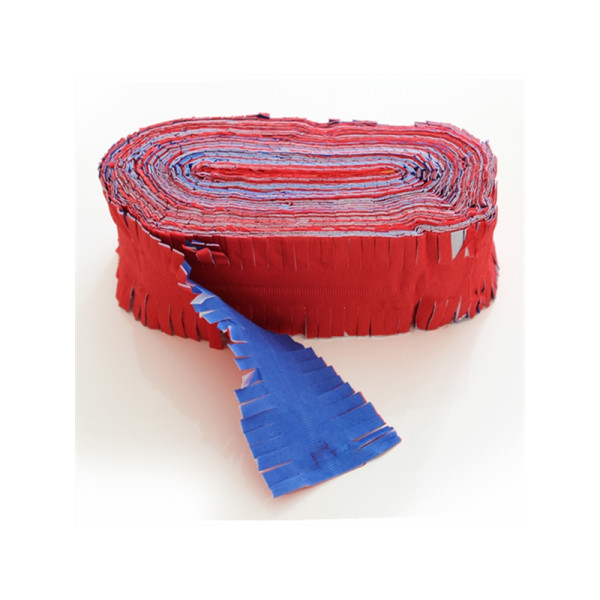 Crepe guirlande rood/wit/blauw 24m