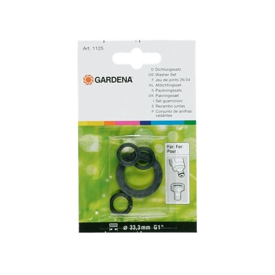 Gardena ringenset rubber 1 4-delig