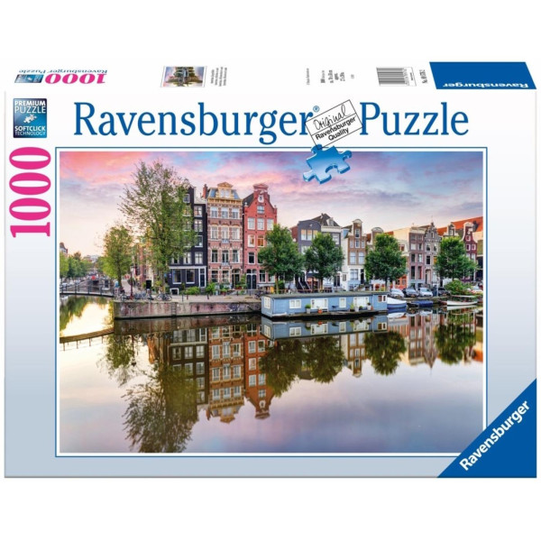 Puzzel Amsterdam spiegelbeeld