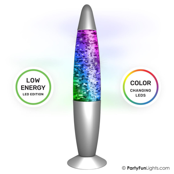 Lava Lamp Glitter LED colour changing