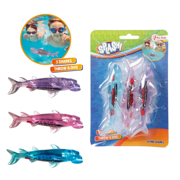 Toi Toys SPLASH Duikvissen Haai set a 3