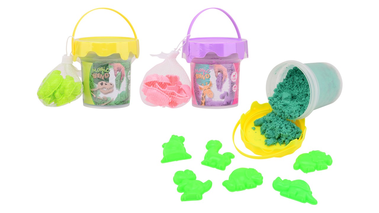 John Toy Magisch Zand In Emmer Met 6 Accessoires