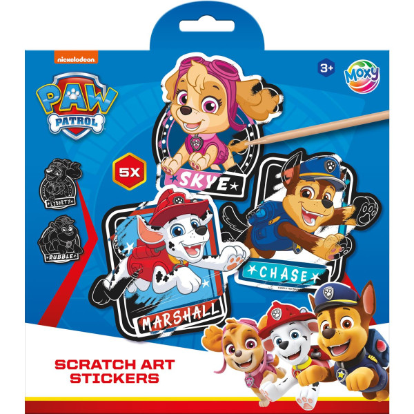 Moxy Paw Patrol kraskunst stickers 5pcs