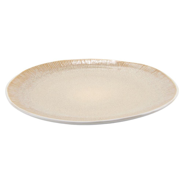 Dinerbord Ø27cm beige white Tzia 6st