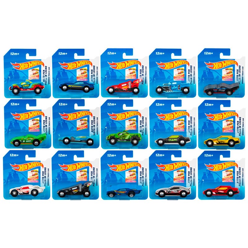 HotWheels houten auto 8,5cm