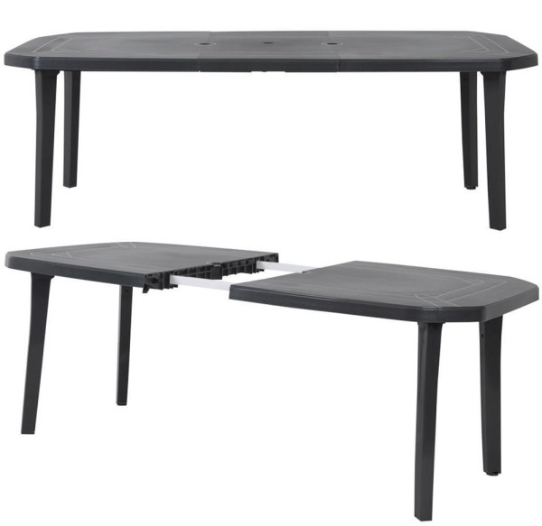 Grosfillex Miami tafel 220x100cm Antraci