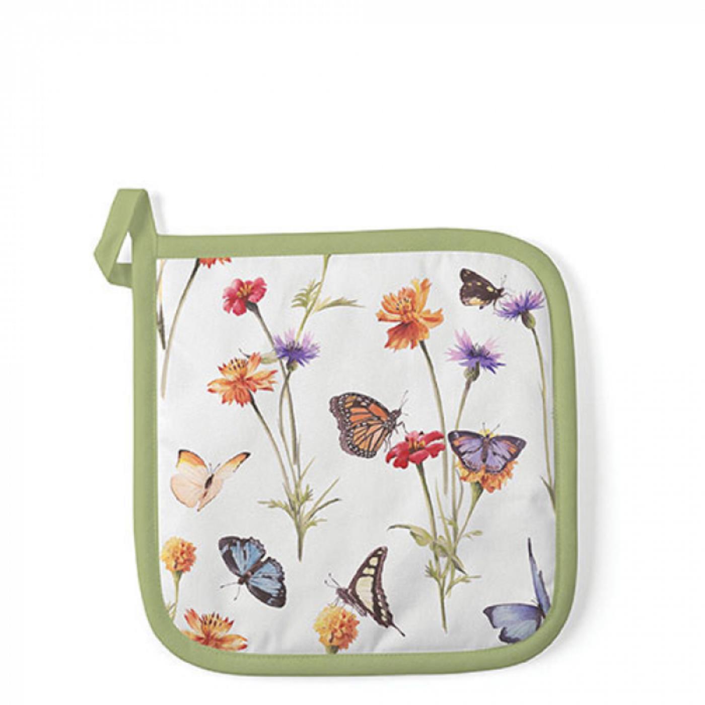 Ambiente Pannenlap Butterfly Garden White