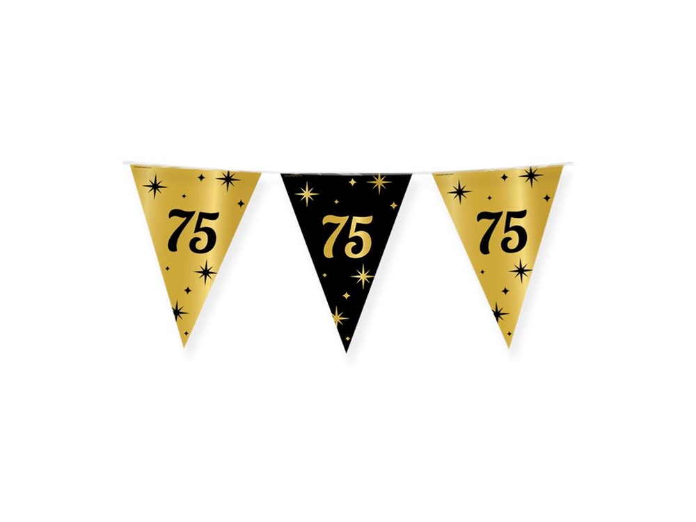 Classy Party flags foil 75