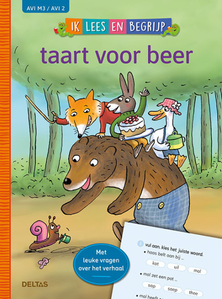 Deltas Taart voor beer (AVI M3/AVI 2)