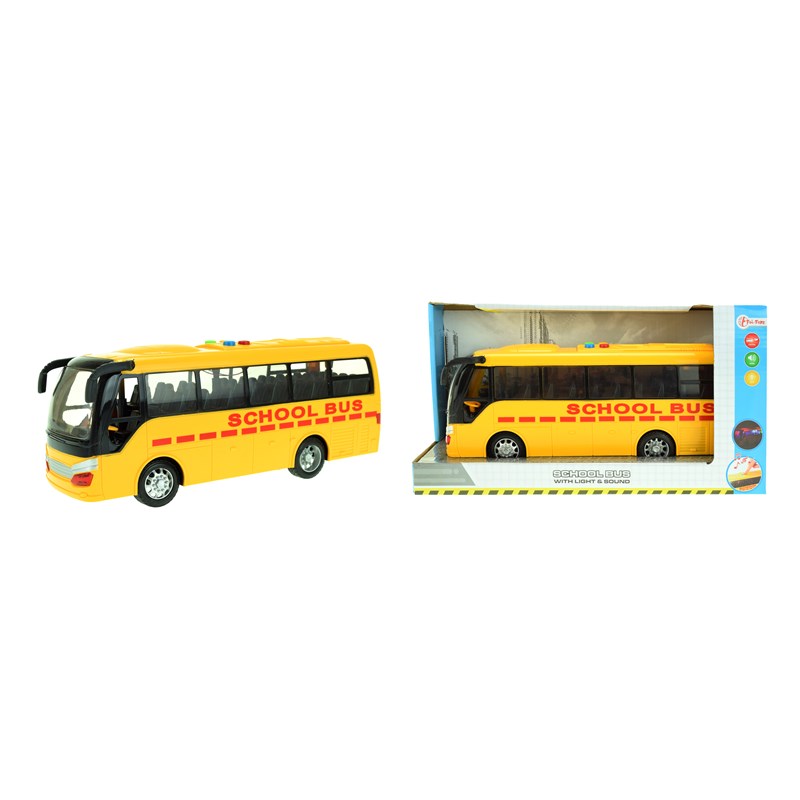 Toi Toys Friction Schoolbus Met Licht En Geluid (exclusief Batterijen)