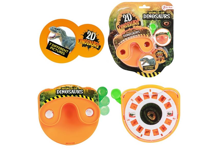 Toi Toys World Of Dinosaurs Diakijker Viewer Met 7 Verschillende Plaatjes