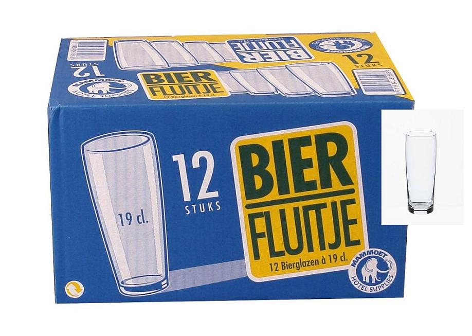 Bierfluitje 19cl 12stuks