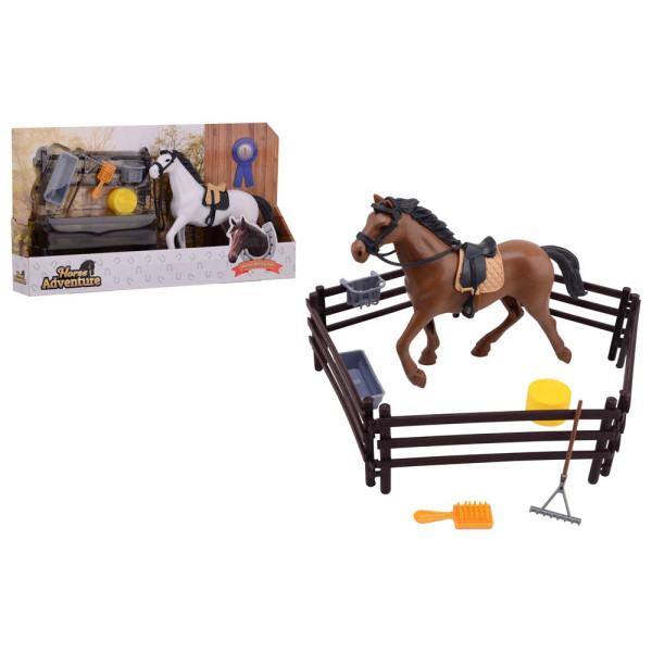 John Toy Paardenset met accessoires