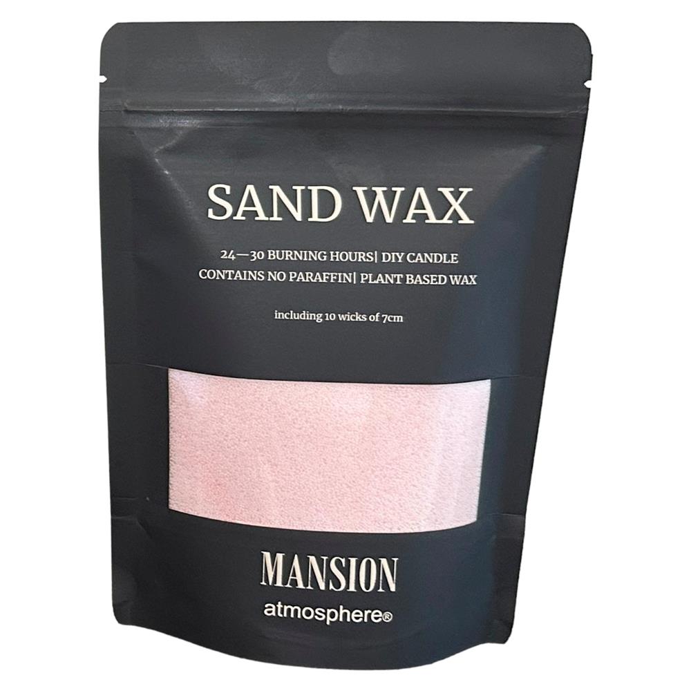 Mansion Atmosphere Sand Wax Roze 200g Ziplock Zak 10x7cm Met Lonten