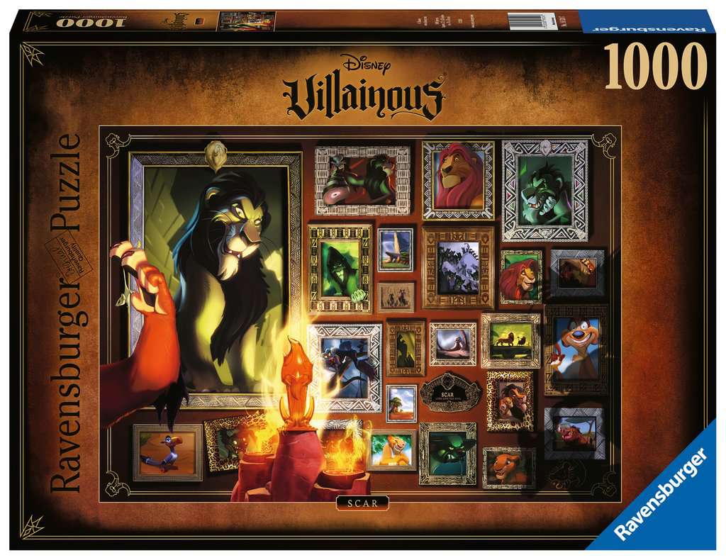 Disney Villainous Jigsaw Puzzle Lion King Scar (1000 pieces)