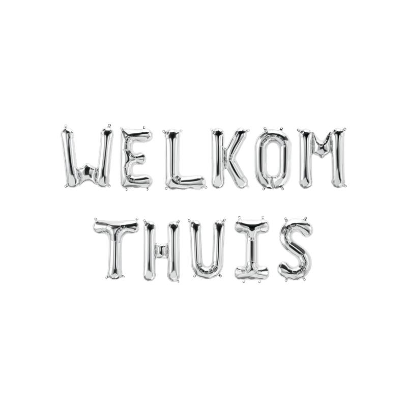 Paperdreams Folie Ballon Letterslinger - Welkom Thuis