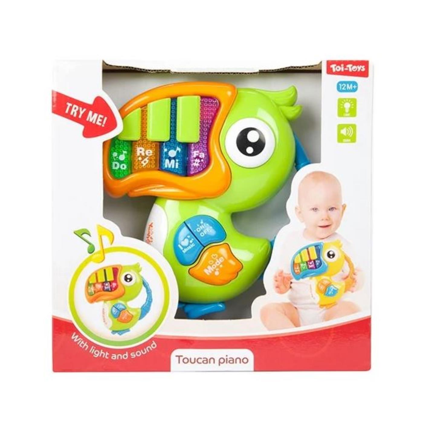 Toi Toys Little Stars Baby Piano Met Muziek Toekan