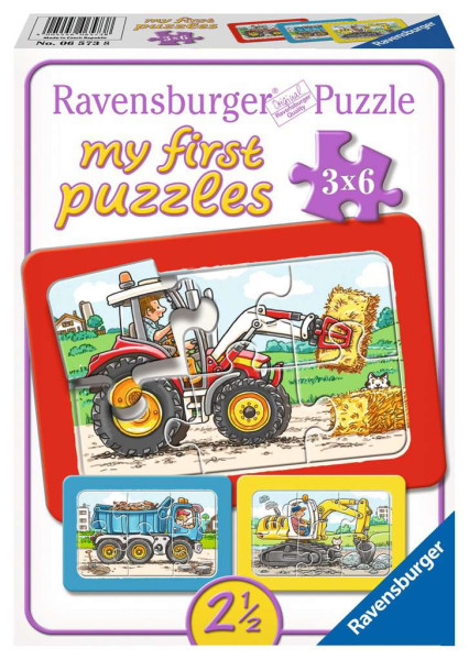 My first puzzles Graafmachine 3x6pcs