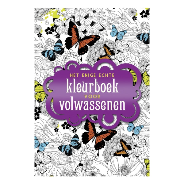 Het enige echte kleurboek v. volwassenen