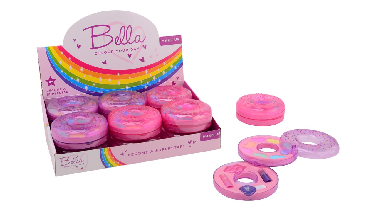 John Toy Bella make-up donut in display