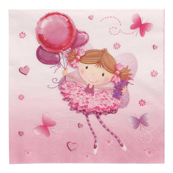 Servetten Little Dancer 3-laags 33x33cm