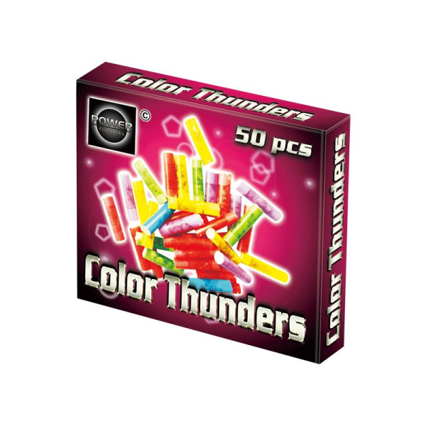 Color Thunders doosje a 50 stuks