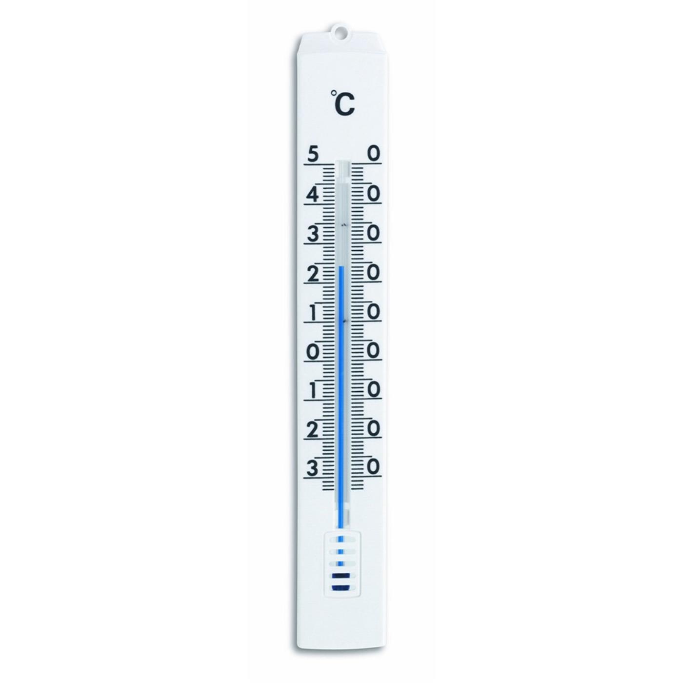 TFA Dostmann Binnen-buitenthermometer Analoog Kunststof 18cm Wit