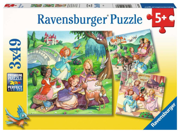 Ravensburger Kleine prinsessen 3x49st