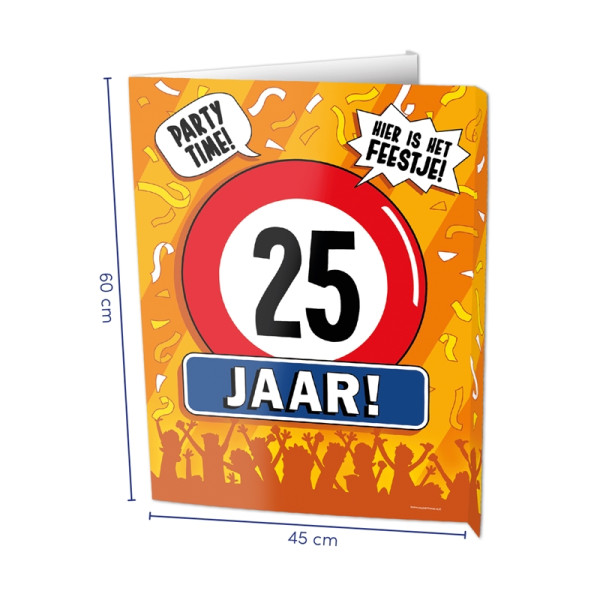 Paperdreams Window signs - 25 jaar