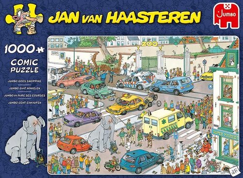 Jumbo Jan Van Haasteren Puzzel Jumbo Gaat Winkelen 1000pcs