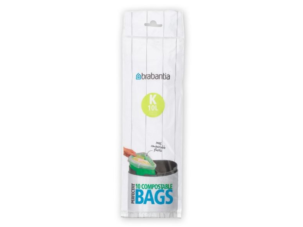 Brabantia Afvalzakken met Trekbandsluiting Twin Bin 10 L (K)