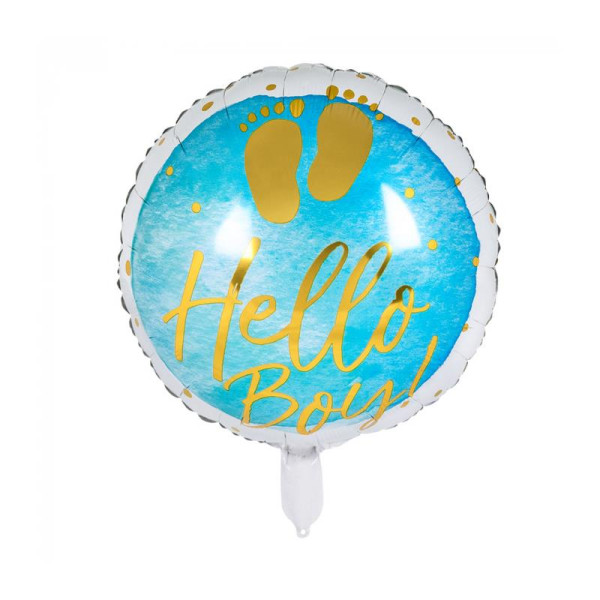 Folieballon Hello Boy! Ø45cm