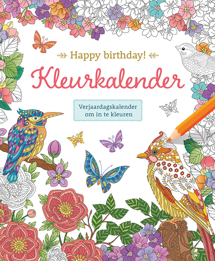 Deltas Happy Birthday! Kleurkalender