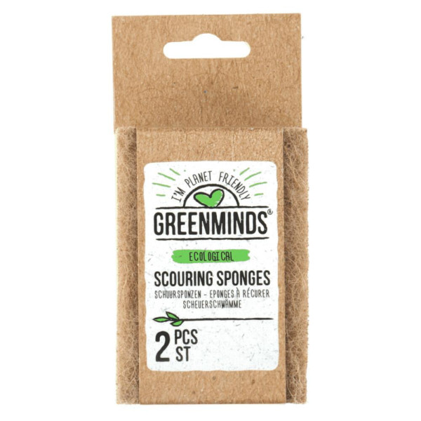 Greenminds Schuursponsen 2 st