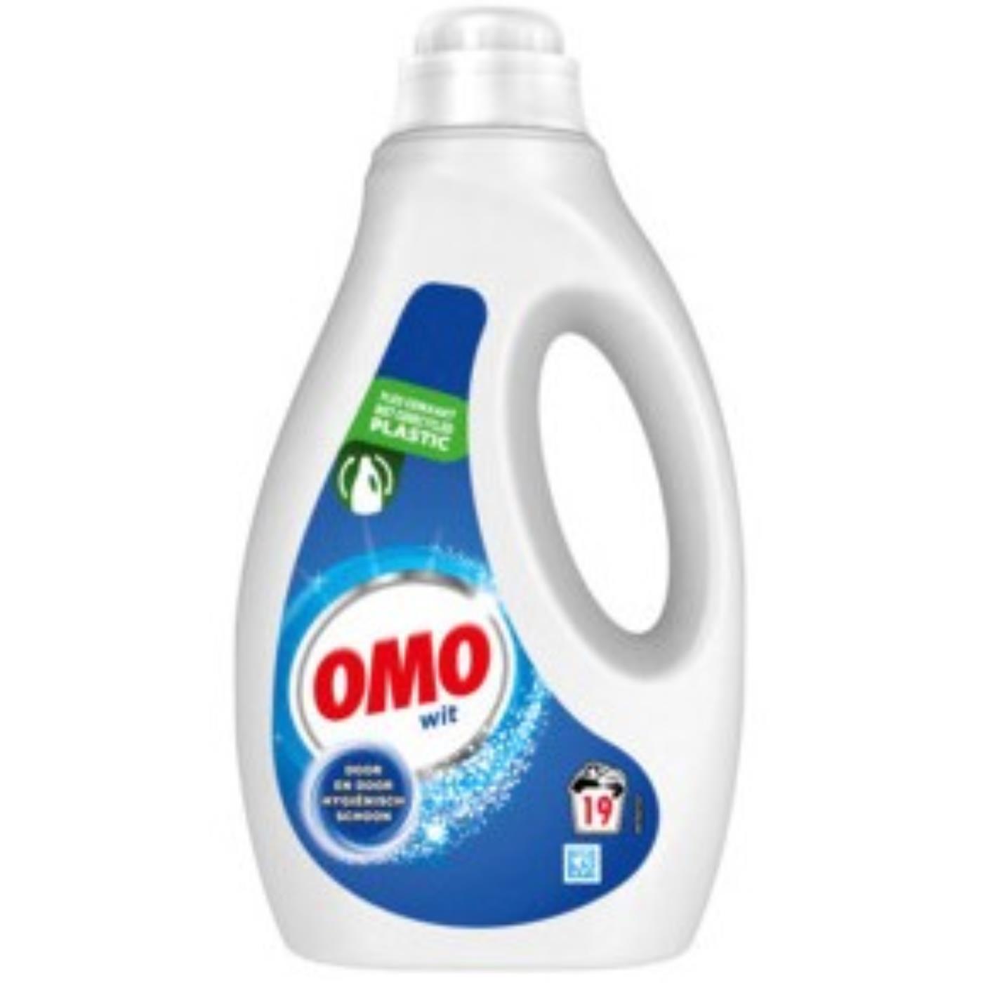 OMO Vloeibaar Wasmiddel Wit 19 Wasbeurten 950 ml