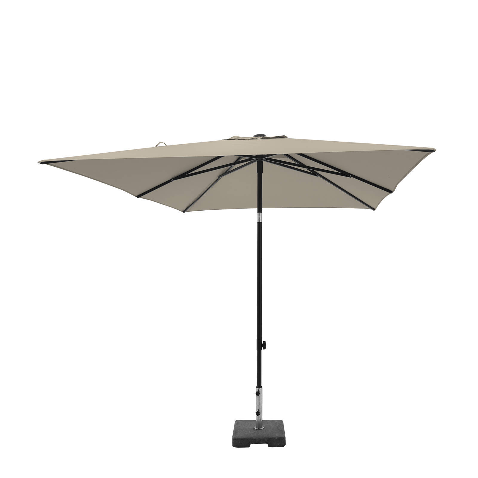 Parasol MORAIRA PUSH-UP 230x230 ecru