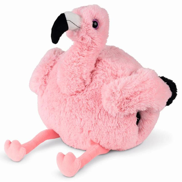 Cozy Noxxiez Handwarmer/knuffel Flamingo