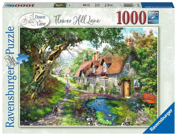 Ravensburger puzzel Flower Hill Lane