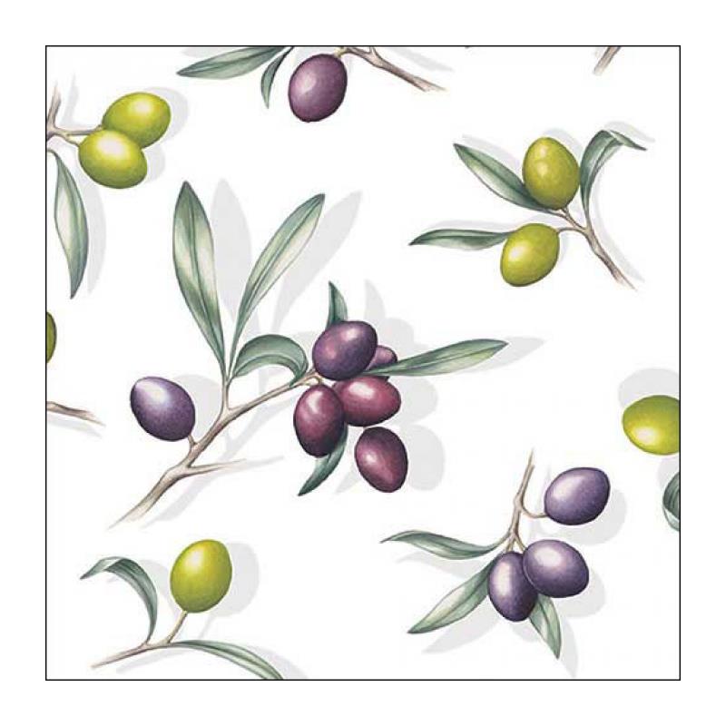 Ambiente Servet 33 Delicious Olives FSC Mix