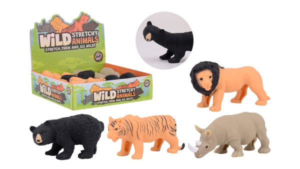 John Toy Stretchy wild animal