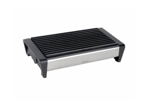 Brabantia schotelwarmer 2-pits mat staal