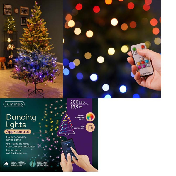 Kerstverlichting App-control 200 LED