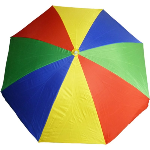 Strandparasol 250cm gekleurde banen